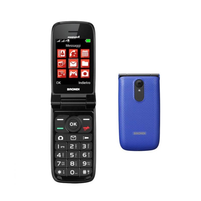 CELLULARE MAGNUM 4 DUAL SIM BLU/VIOLA