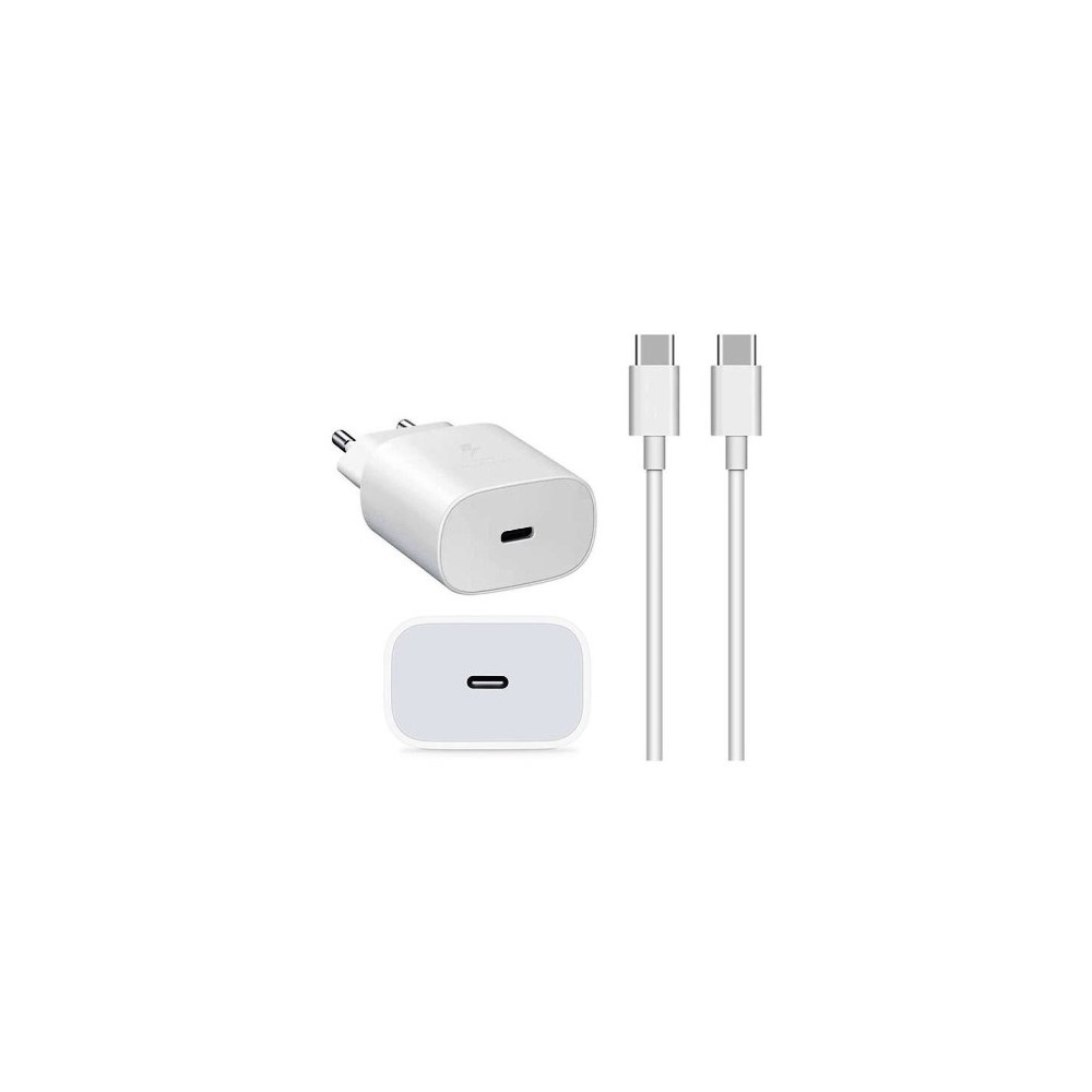 ADATTATORE CARICATORE IPHONE + CAVO DA USB-C A USB-C - 20W