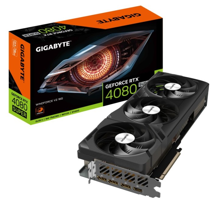 SCHEDA VIDEO GEFORCE RTX 4080 SUPER WINDFORCE V2 16GB (GV-N408SWF3V2-16GD)