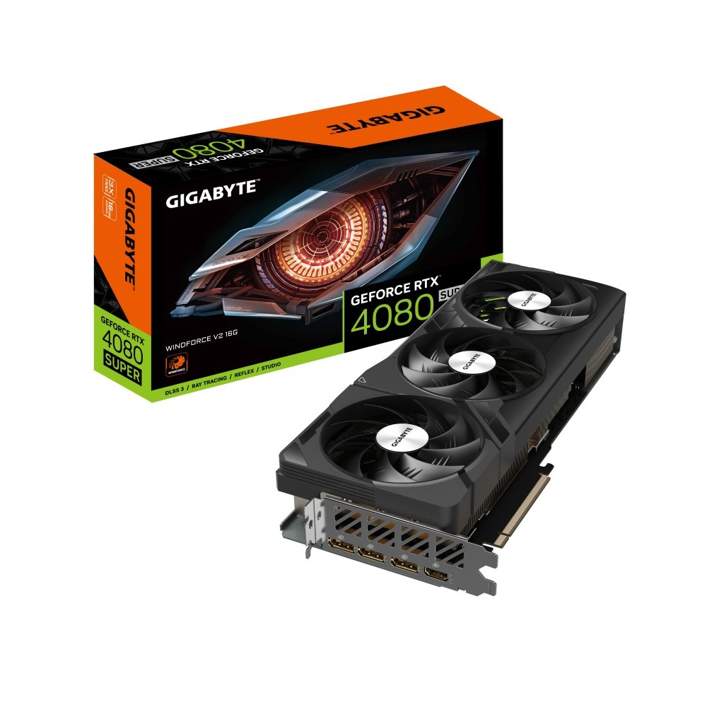 SCHEDA VIDEO GEFORCE RTX 4080 SUPER WINDFORCE V2 16GB (GV-N408SWF3V2-16GD)