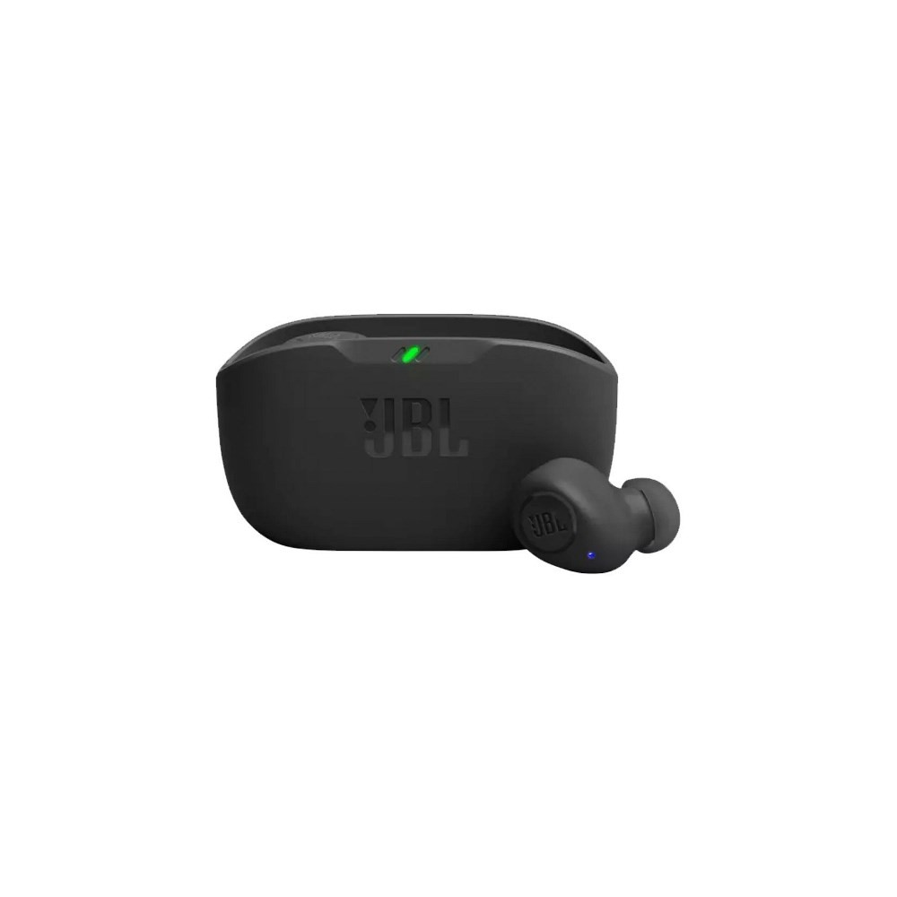 AURICOLARI BLUETOOTH WAVE BUDS + CUSTODIA RICARICA - COLORE NERO