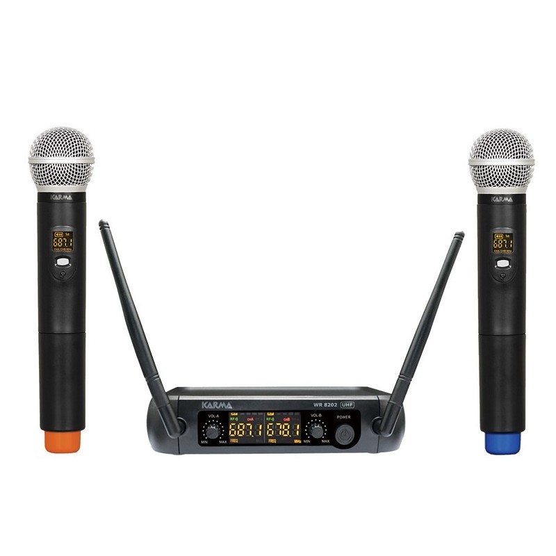 MICROFONO KARAOKE CON EFFETTI LUCE SNG N - NERO