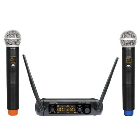 MICROFONO KARAOKE CON EFFETTI LUCE SNG N - NERO