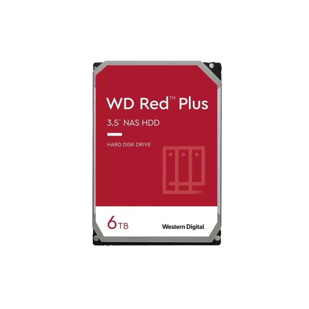 HARD DISK RED PLUS 6 TB SATA 3 3.5" NAS (WD60EFPX)