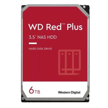 HARD DISK RED PLUS 6 TB SATA 3 3.5" NAS (WD60EFPX)