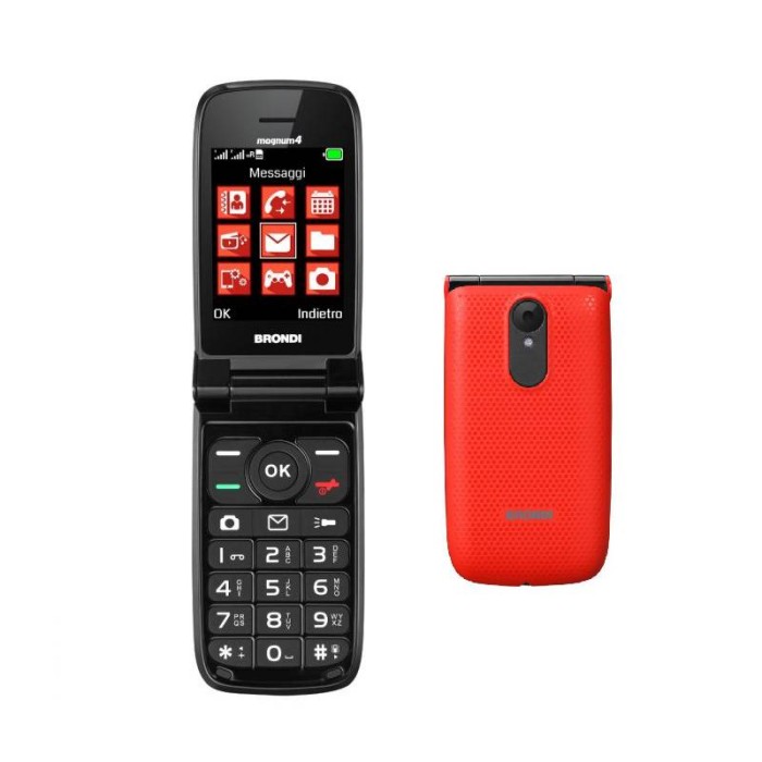 CELLULARE MAGNUM 4 DUAL SIM - ROSSO