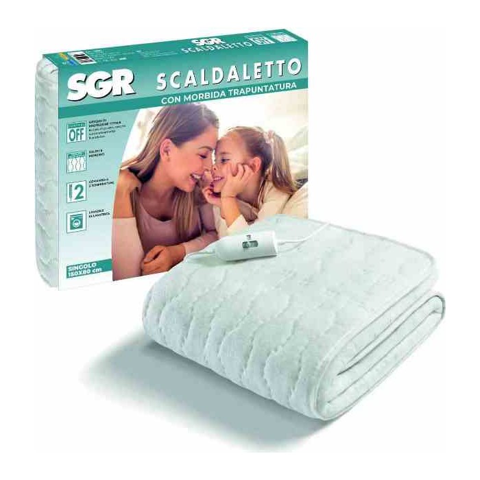 SCALDASONNO TERMOCOPERTA 16803 SGR - RISCALDALETTO ELETTRICO SINGOLO