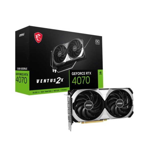 SCHEDA VIDEO GEFORCE RTX 4070 VENTUS 2X E1 12G OC 12GB (V512-018R)