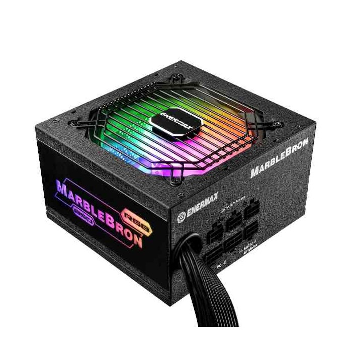 ALIMENTATORE MARBLEBRON 850 WATT (EMB850EWT-RGB) 80 PLUS BRONZE RGB SEMI-MODULARE