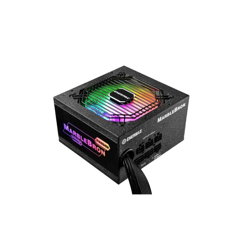 ALIMENTATORE MARBLEBRON 850 WATT (EMB850EWT-RGB) 80 PLUS BRONZE RGB SEMI-MODULARE