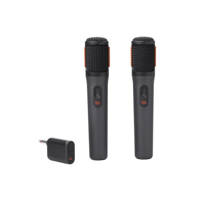 KIT MICROFONI DOPPIO PARTYBOX WIRELESS NERO (JBLPBWIRELESSMIC)