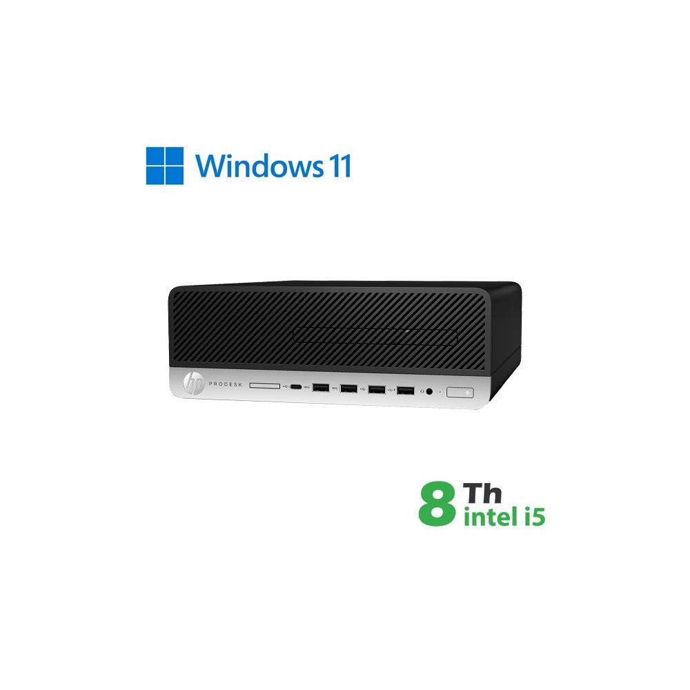 PC HP 600 G4 - 800 G5 SFF INTEL CORE I5-8 GEN. 16GB 480GB SSD WINDOWS 11 PRO - RICONDIZIONATO - GAR. 12 MESI