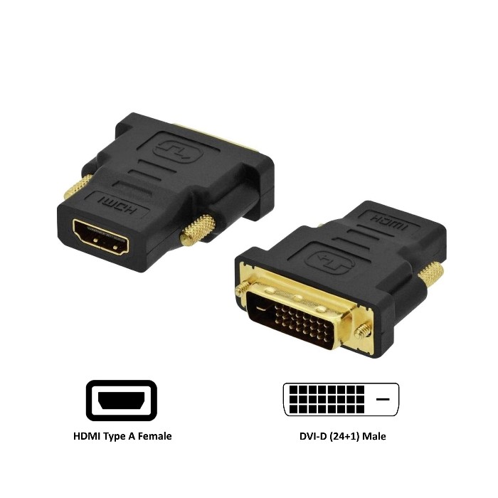 ADATTATORE SPINA DVI-D A PRESA HDMI MASCHIO 24+1 (EC1371)